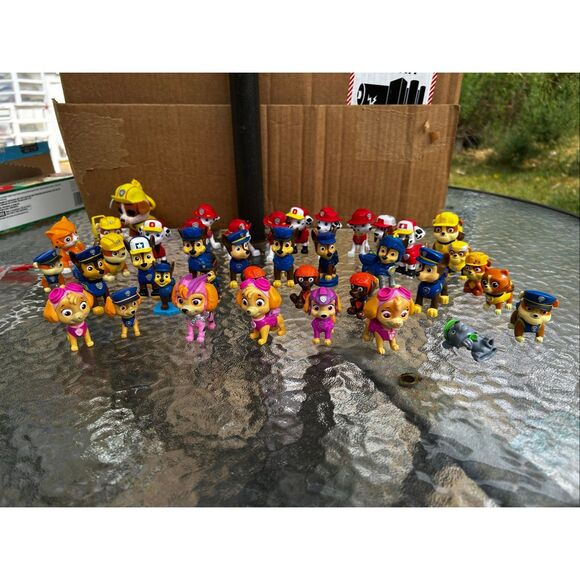 Paw Patrol action figure bundle ~35+ pcs Chase Marshall Skye Rubble Tsuma Rocky - Picture 3 of 6